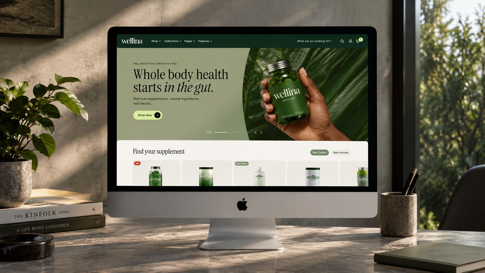 Wellina, e-commerce storefront